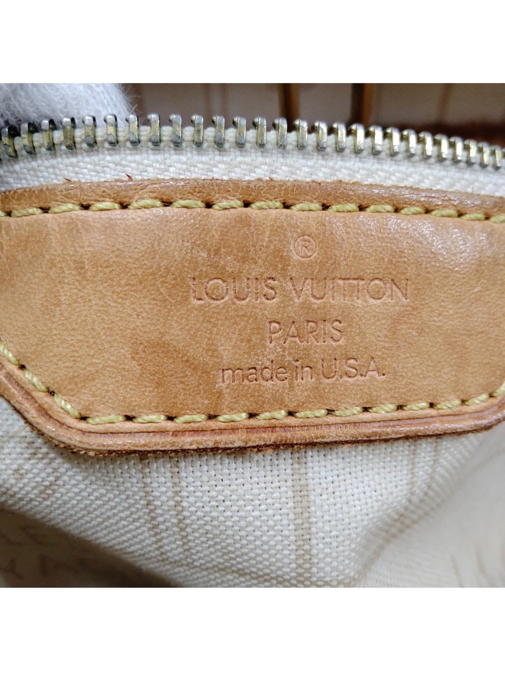 ✅AUTH✅LOUIS VUITTON NEVERFULL AZUR MM - Picture 16 of 16